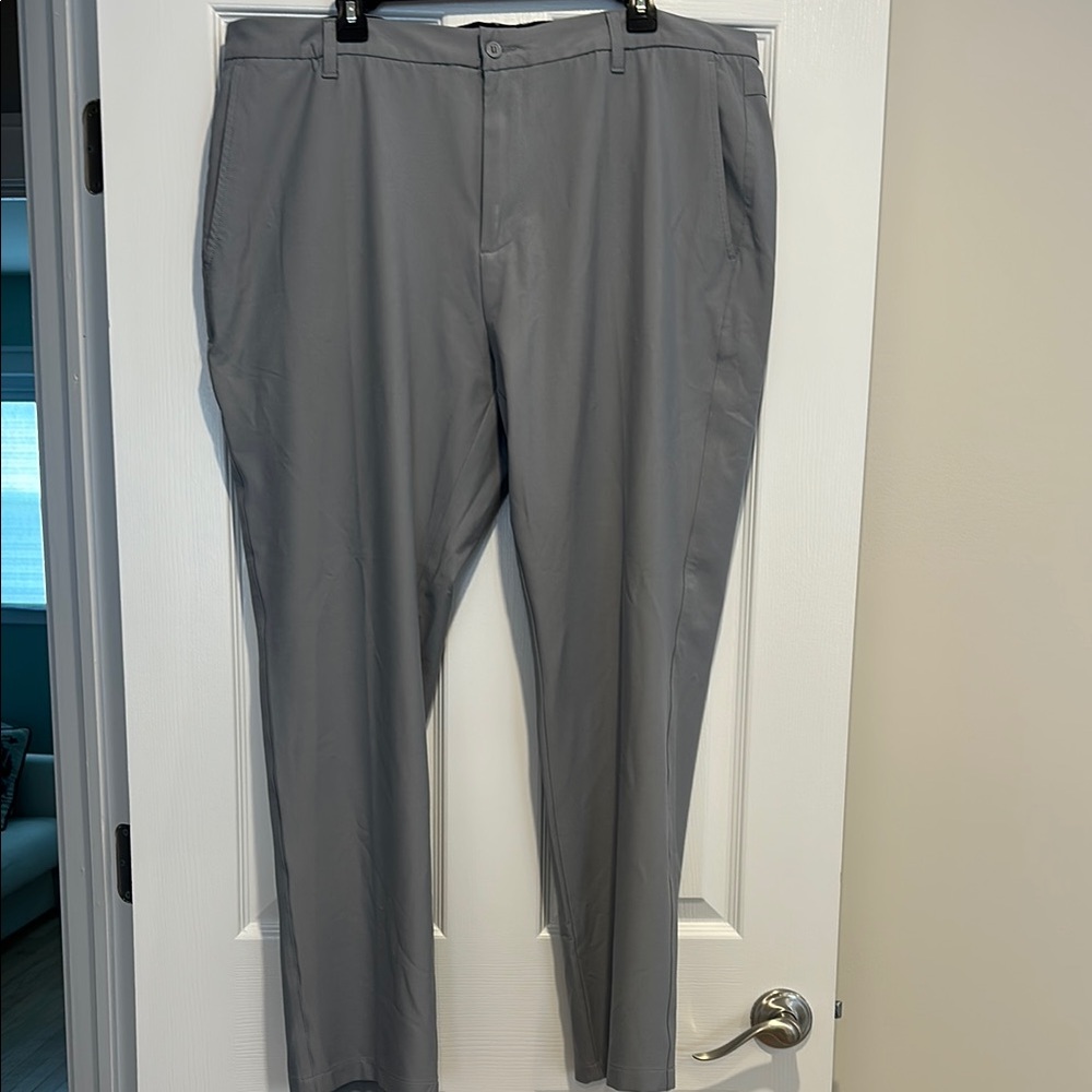Mens FootJoy  Gray Performance Pants, Size 42/32, Great for Golf